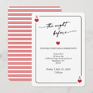 Lucky in Love Wedding Night Before Card