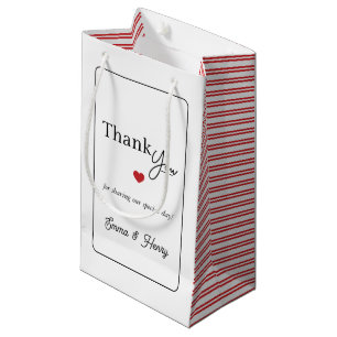 Lucky in Love Wedding  Small Gift Bag