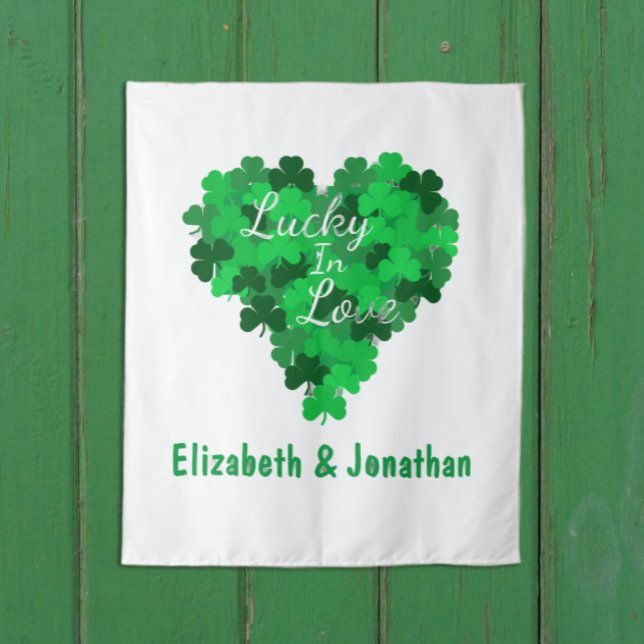 Lucky In Love Wedding Tapestry (Creator Uploaded)