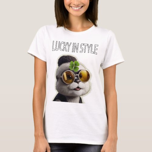 Lucky in style T_Shirt