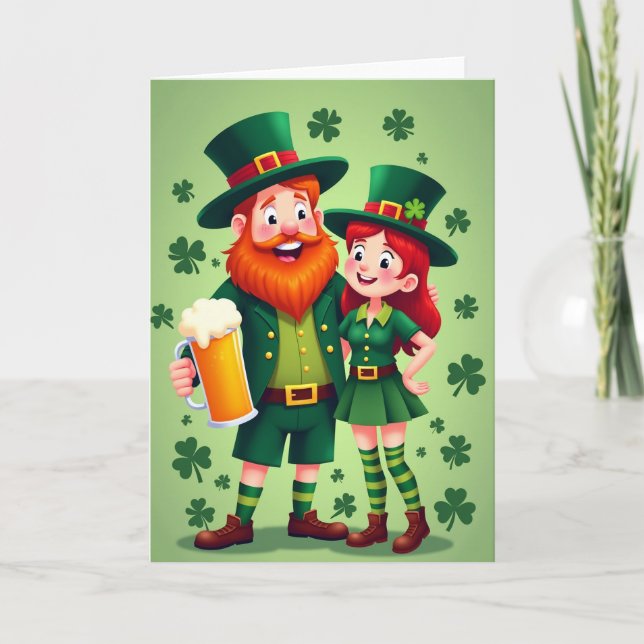 Lucky Irish Celebration Card (Front)