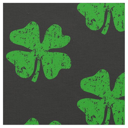 Lucky Irish clover shamrock pattern textile fabric