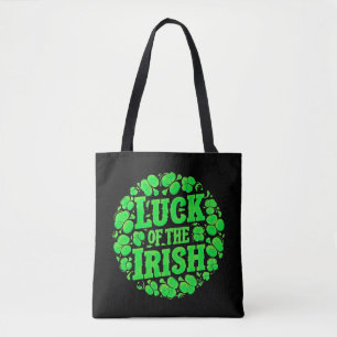 Lucky Irish Clovers Tote Bag
