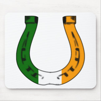 lucky irish horseshoe mouse pad