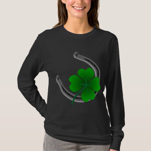 Lucky Irish Ladies Shirt St Patricks Lady Shirt