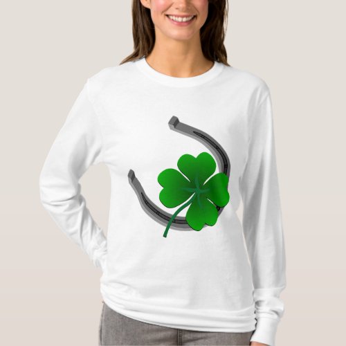 Lucky Irish Ladies Shirt St Patricks Shirts Gifts
