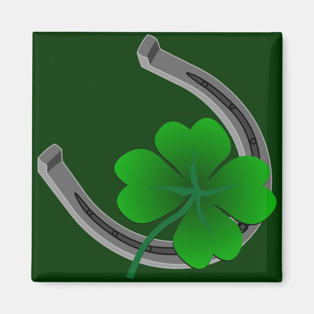 Lucky Irish Magnet Shirt St. Patrick's Home Decor (Front)