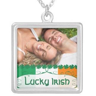 Lucky Irish Photo Necklace