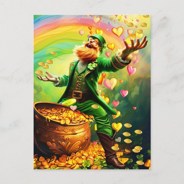 LUCKY IRISH POSTCARD (Front)