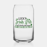 Lucky Irish pub clover St. Patricks Day