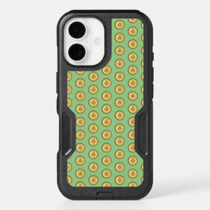 Lucky Irish Shamrock Gold Coin iPhone 16 Case