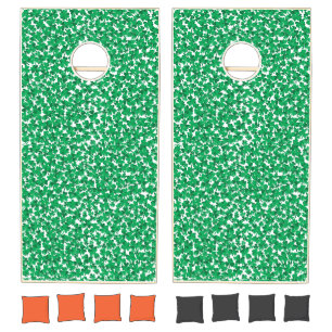 Lucky Irish Shamrocks Cornhole Set