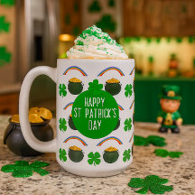 Lucky Irish St Patrick's Day Coffee Mug
