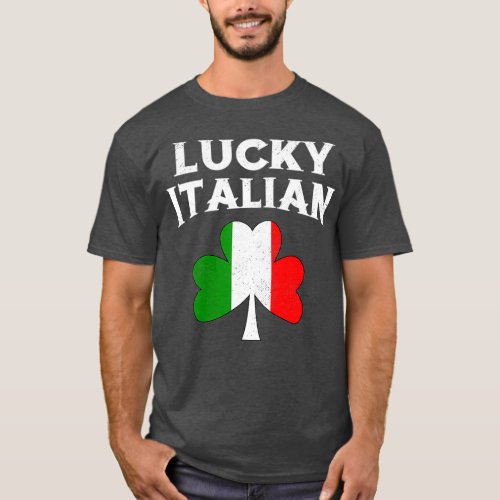 Lucky Italian St Patricks Day  Irish Italy T_Shirt