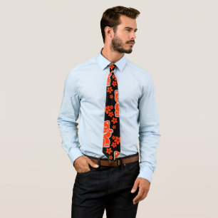 Lucky Japanese Maneki-neko Neck Tie