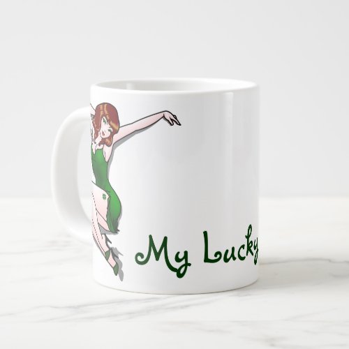 Lucky Jumbo Cup Lucky Personalized Mug