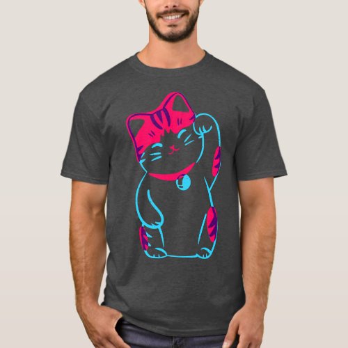 Lucky Kitty 3D T_Shirt