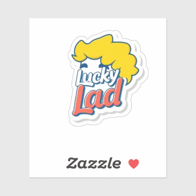 Lucky Lad Irish Pride Holiday Sticker (Sheet)