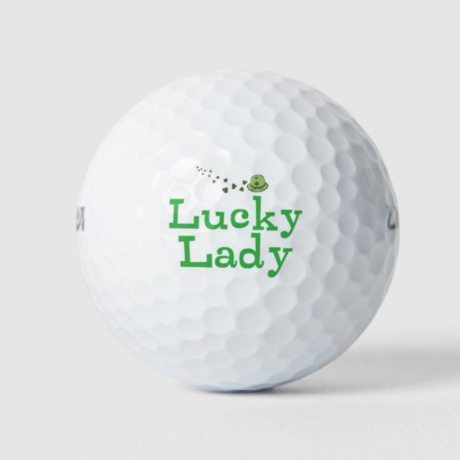 Lucky Lady Golf Balls (Front)