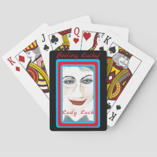 Lucky Lady Luck Fun and Laughs Playing Cards