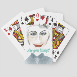 Lucky Lady Luck Fun and Laughs Poker Cards
