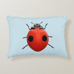 Lucky Ladybug Accent Pillow