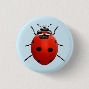Lucky Ladybug Button