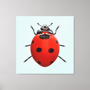 Lucky Ladybug Canvas Print