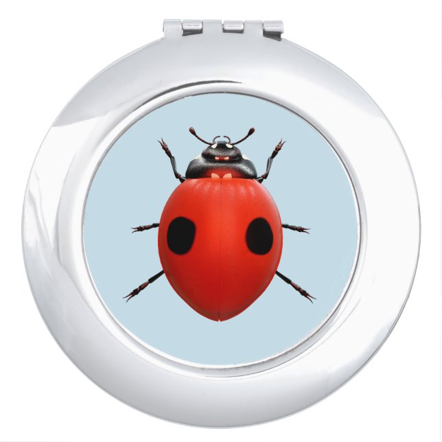 Lucky Ladybug Compact Mirror (Front)