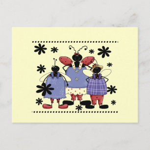 Lucky Ladybug Friends Tshirts and Gifts Postcard