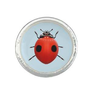 Lucky Ladybug Good Fortune Ring Design