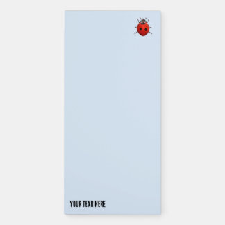 Lucky Ladybug Magnetic Notepad