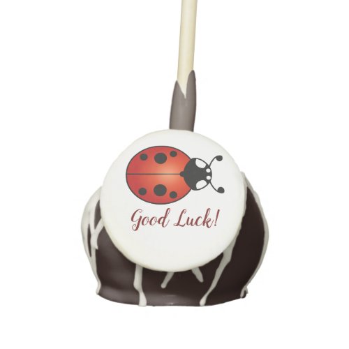 Lucky Ladybug Red Orange Black Ladybird Good Luck Cake Pops