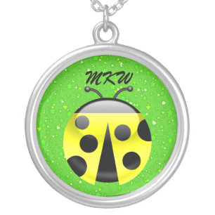 Lucky Ladybug - SRF Silver Plated Necklace