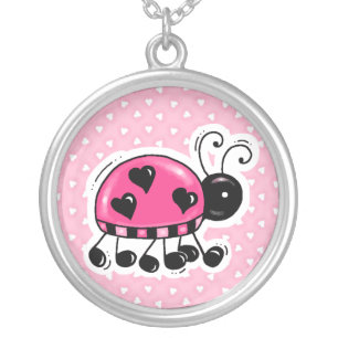 Lucky Ladybug - SRF Silver Plated Necklace