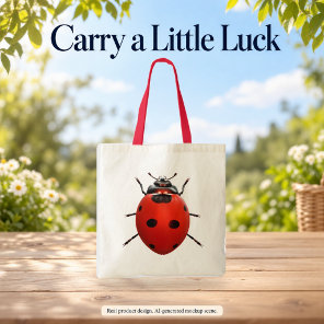 Lucky Ladybug Tote Bag