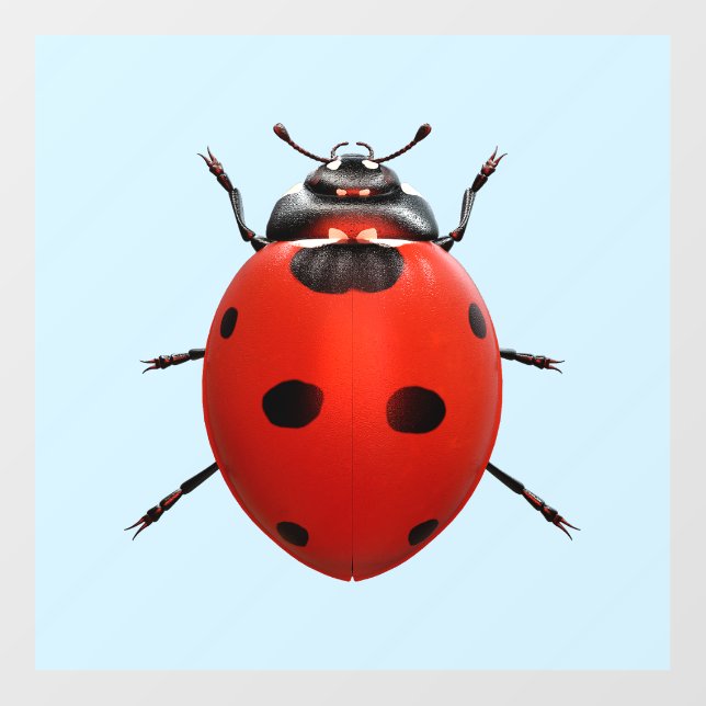 Lucky Ladybug Wall Decal (Front)