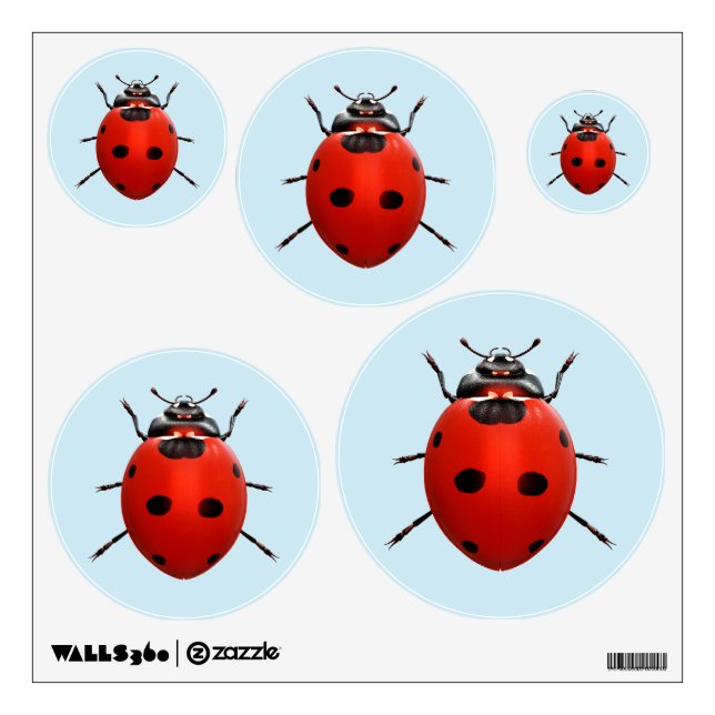 Lucky Ladybug Wall Decal (Front)