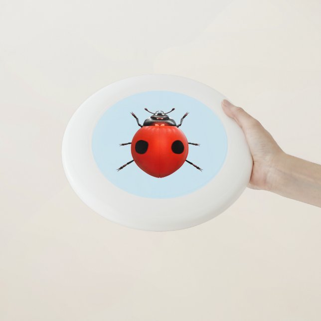 Lucky Ladybug Wham-O Frisbee (In Hand)