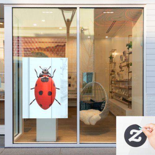 Lucky Ladybug Window Cling