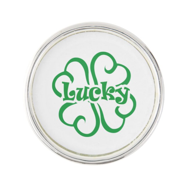 Lucky Lapel Pin (Front)