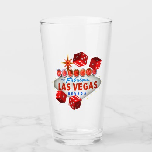 Lucky Las Vegas Glass