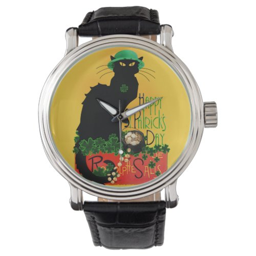 Lucky Le Chat Noir St Patricks Day Watch