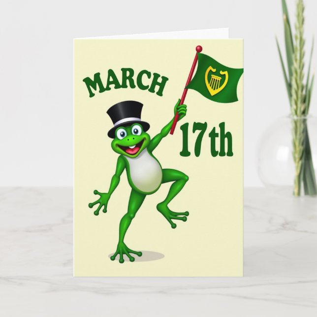 Lucky Leap March 17Th Card (Front)