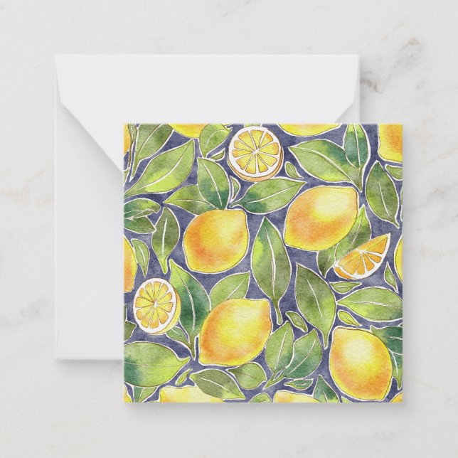 Lucky Lemon Note Card (Front)