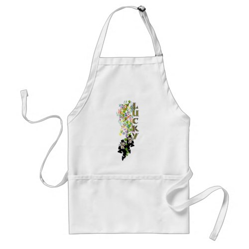 Lucky Leprechaun Adult Apron