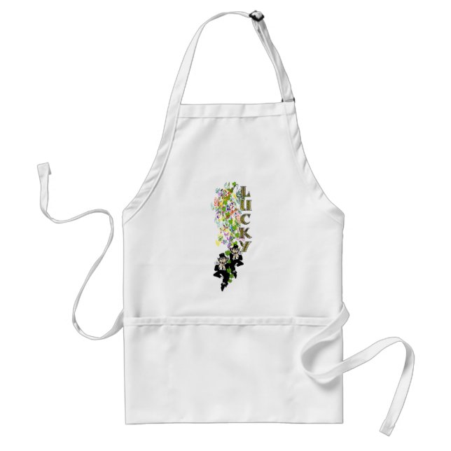 Lucky Leprechaun Adult Apron (Front)