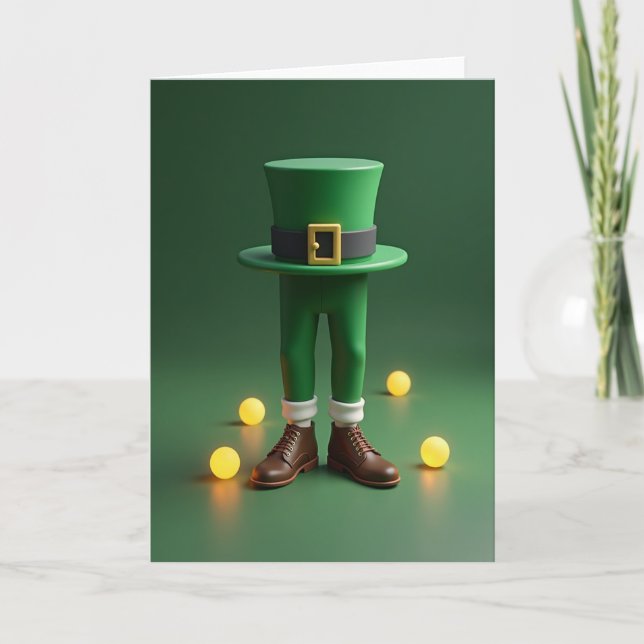 Lucky Leprechaun Art Card (Front)