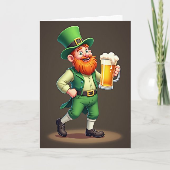 Lucky Leprechaun Brews Card (Front)