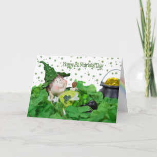 Lucky Leprechaun Card